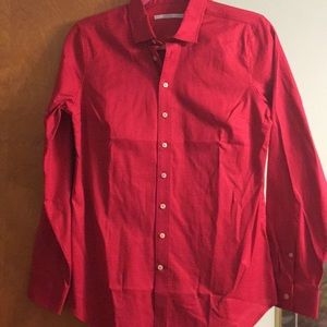 Southern Tide pink button down shirt
